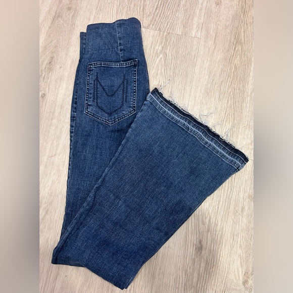 NWOT SHOW ME YOUR MUMU BLUE AUSTIN PULL ON FLARE SIZE SMALL - Picture 1 of 8